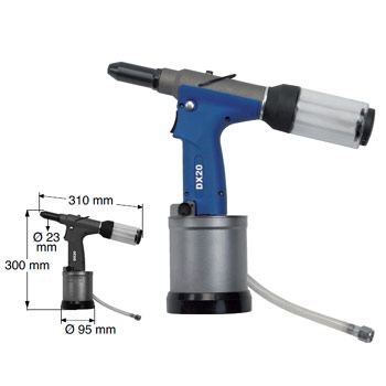 Pistol hidropneumatic pentru nituri DX20