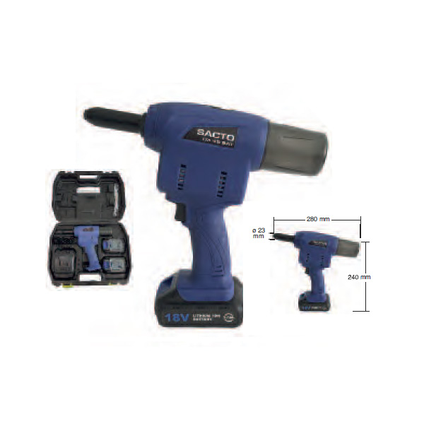 Pistol cu acumulator pentru nituri DX 45BAT